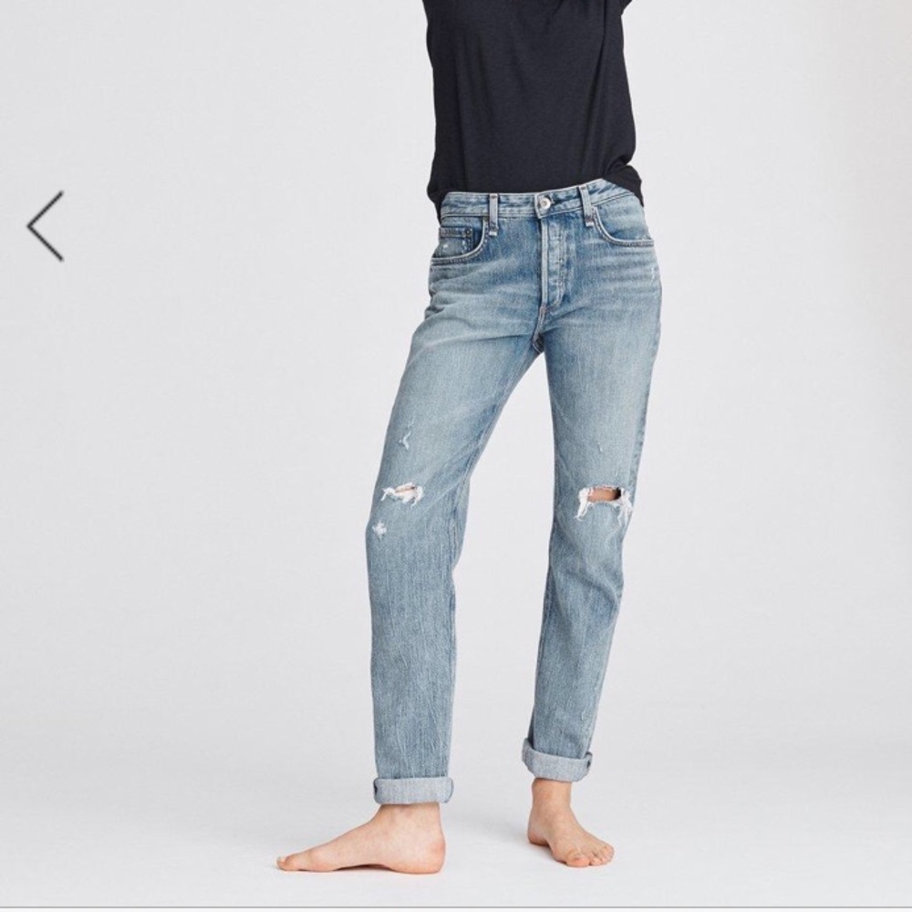 NWT Rag and Bone Rosa mid rise boyfriend jeans